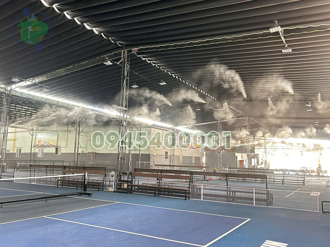 Dịch vụ lắp đặt máy phun sương sân pickleball trọn gói chuyên nghiệp giá tốt