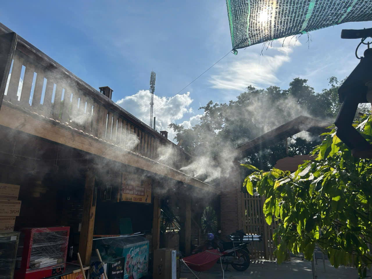 phun sương làm mát